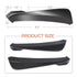 Rear Bumper Lip Diffuser Splitter Canard Protector Body Kit - millionsource