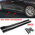 Car Front Bumper Lip Spoiler Diffuser + Side Skirt Splitter Extension - millionsource