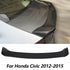 Painted Rear Trunk Lip Wing Spoiler Fit Sedan Honda Civic - millionsource
