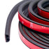 B Shape Car Seal Strip Door Window Rubber Trim Weatherstrip - millionsource