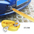 Heavy Duty Tow Rope Strap Capacity Recovery Rope w/ 2 Hooks - millionsource