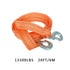 Heavy Duty Tow Rope Strap Capacity Recovery Rope w/ 2 Hooks - millionsource
