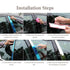 6pcs Stainless Steel Pillar Post Trim Cover Fit Honda CR-V 2012-2016 - millionsource