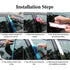 6pcs Stainless Steel Mirror Pillar Posts Trim For Honda Accord - millionsource