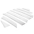 8pcs Stainless Steel Chrome Pillar Post Trim Cover - millionsource