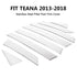8pcs Stainless Steel Chrome Pillar Post Trim Cover - millionsource