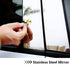 Mirror Stainless Steel Pillar Post Trim Covers Kit - millionsource