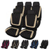 Universal Breathable Front Rear Full Set Car Seat Covers Protector - millionsource