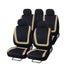 Universal Breathable Front Rear Full Set Car Seat Covers Protector - millionsource