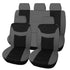 Stretchy Cloth Car Seat Cover Set Backrest Front Rear Protector - millionsource