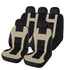 Complete Front Rear Car Seat Cover Set for Cars Truck SUV Van - millionsource