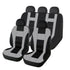 Complete Front Rear Car Seat Cover Set for Cars Truck SUV Van - millionsource