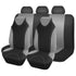 High Back Strong Stretchy Seat Covers Full Set for Car SUV & Truck - millionsource