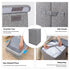 Foldable Laundry Hamper Clothes Organizer w/ Lids and Handles - millionsource