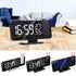 Digital LED Time Projector Snooze Alarm Clock Radio - millionsource