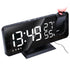 Digital LED Time Projector Snooze Alarm Clock Radio - millionsource