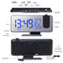 Digital LED Time Projector Snooze Alarm Clock Radio - millionsource