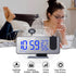 Digital LED Time Projector Snooze Alarm Clock Radio - millionsource