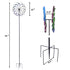 Solar Power Large Wind Spinner Kinetic Metal Windmill