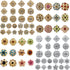 Lot Alloy Vintage Style Mixed Rhinestone Crystal Brooch