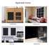 Blackout Window Film Privacy Static Cling Block UV Sleep Aid - millionsource