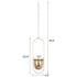 Boho Metal Hanging Plant Hanger Wall Plant Holder - millionsource