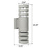 Waterproof LED Wall Light Outdoor Lighting Lamp Fixture