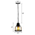 Loft Vintage Chandelier Glass Ceiling Lamp Pendant Light - millionsource