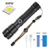 Flashlight Zoomable USB Rechargeable Super Bright Torch w/Battery - millionsource