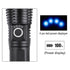 Flashlight Zoomable USB Rechargeable Super Bright Torch w/Battery - millionsource