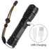 Flashlight Zoomable USB Rechargeable Super Bright Torch w/Battery - millionsource