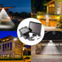 Solar Powered Motion Sensor Garden Security Wall Lamp Floodlight