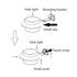 3 LED Solar Powered Gutter Light Outdoor Lamp - millionsource