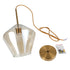 Adjustable Flush Mount Ceiling Light Glass Chandelier Hanging Lamp - millionsource