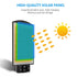Outdoor LED Waterproof Solar Street Lights with Remote Control - millionsource