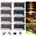 Waterproof Solar Deck Light for Outdoor Patio Stair Pathway, 4Pcs - millionsource