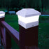 Solar Cap Post Light Outdoor Garden Landscape Lamp, 4Pcs - millionsource
