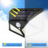 100 LED IP65 Outdoor Solar Wall Light PIR Motion Sensor Path Lamp - millionsource