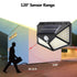 100 LED IP65 Outdoor Solar Wall Light PIR Motion Sensor Path Lamp - millionsource