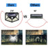 100 LED IP65 Outdoor Solar Wall Light PIR Motion Sensor Path Lamp - millionsource