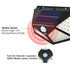 100 LED IP65 Outdoor Solar Wall Light PIR Motion Sensor Path Lamp - millionsource