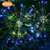 150 LED Outdoor Solar LED Lights DIY Flowers Starburst Lamp, 2Pcs - millionsource