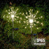150 LED Outdoor Solar LED Lights DIY Flowers Starburst Lamp, 2Pcs - millionsource