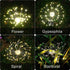 150 LED Outdoor Solar LED Lights DIY Flowers Starburst Lamp, 2Pcs - millionsource