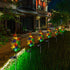 Solar Light Multi-Color Flickering Pine Lights with 2 Modes, 2Pcs - millionsource