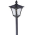 63in Vintage Solar Lamp Post Light with Planter Selectable Height - millionsource
