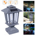 Solar Post Light Exterior Post Lantern with 3.5" Pier Mount Base - millionsource