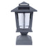 Solar Post Light Exterior Post Lantern with 3.5" Pier Mount Base - millionsource