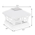 Solar Post Cap Lights Super Bright 2 LED Adjustable Light - millionsource