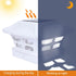 Solar Post Cap Lights Super Bright 2 LED Adjustable Light - millionsource